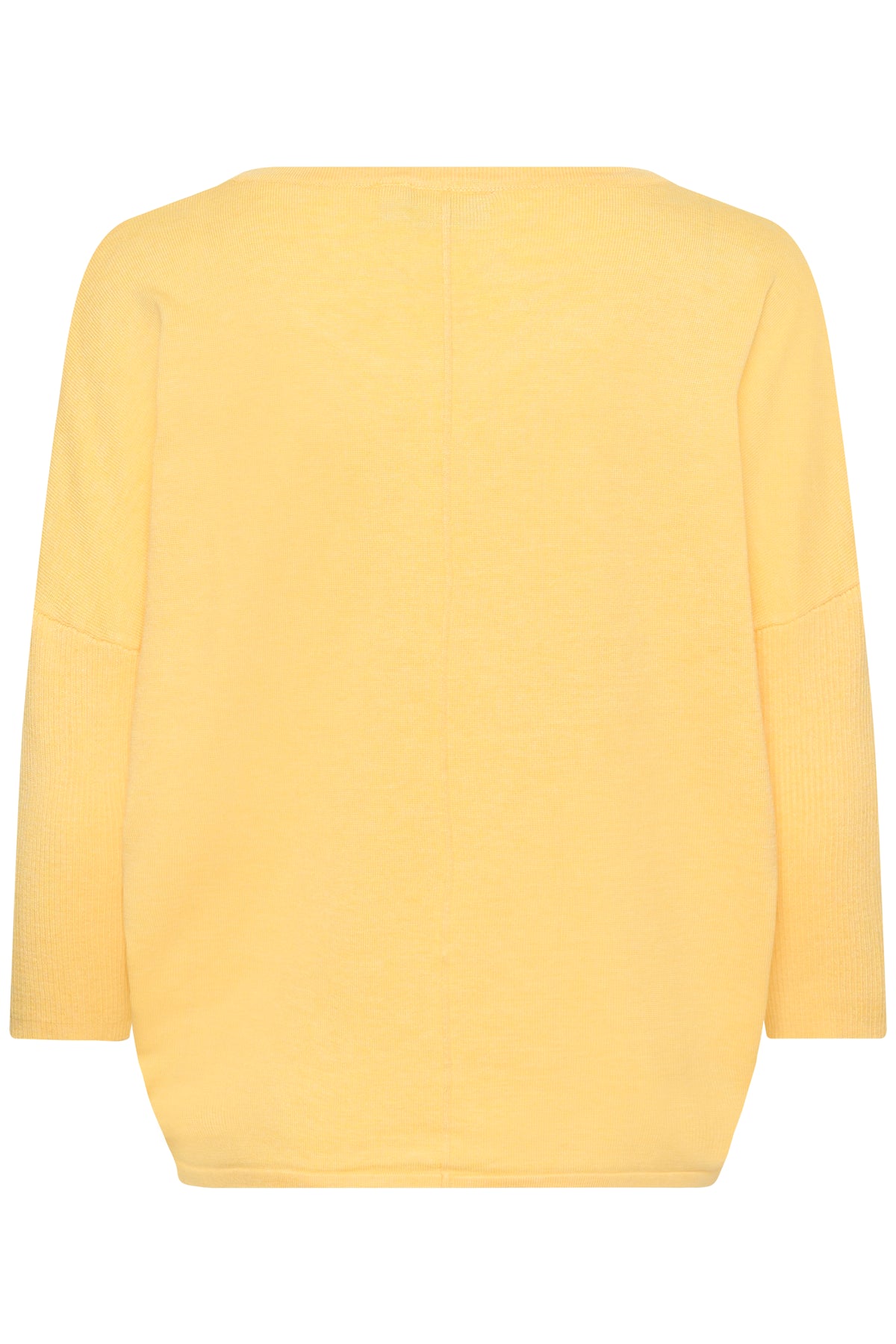 Saint Tropez Mila Lemon Drop Melange Round Neck Knit, 30500003