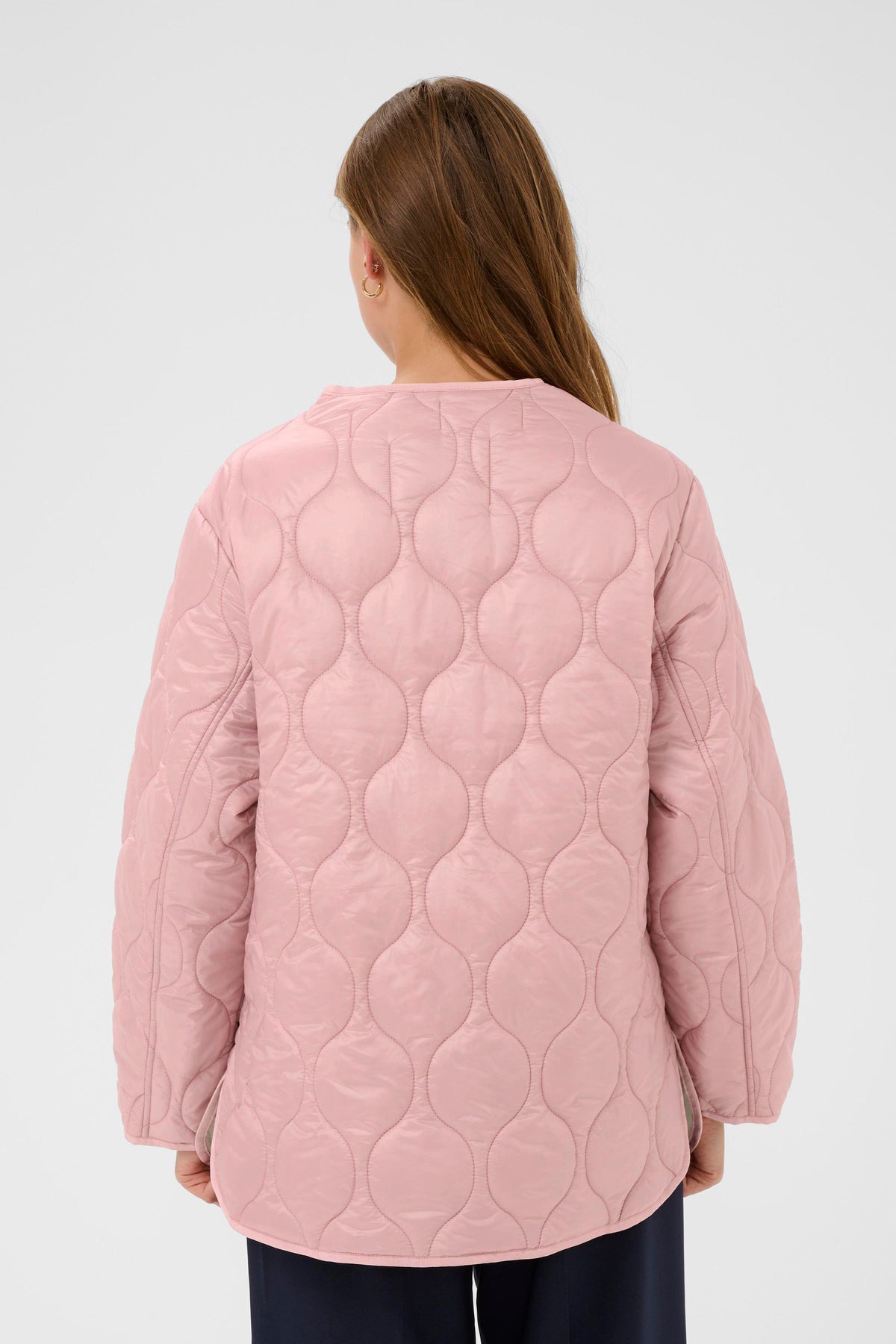 Saint Tropez Ottavia Zephyr Pink Quilted Jacket, 30514668