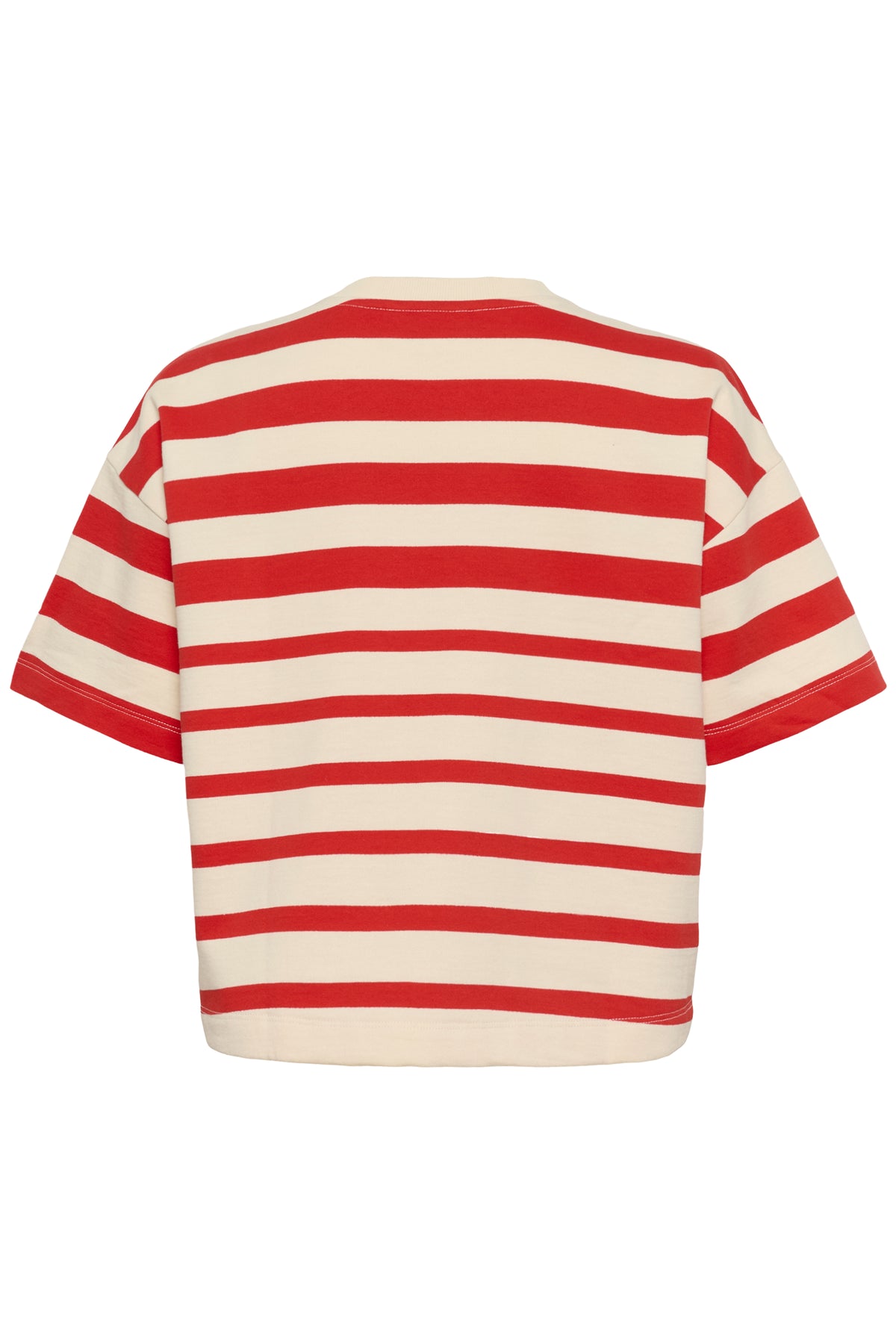 Saint Tropez Philene Poppy Red Stripe Supersoft Sweatshirt T-Shirt, 30514900