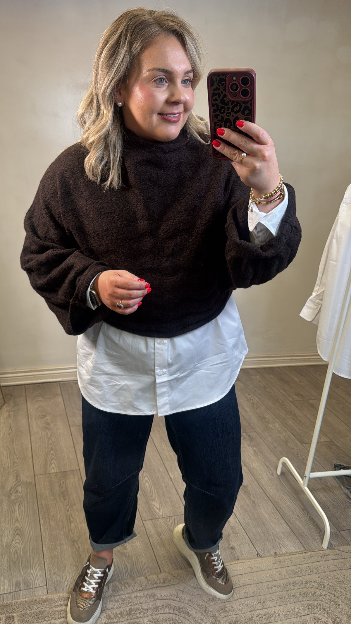 Soaked in Luxury SLIdalia Chocolate Ganache Cropped Pullover, 30409447