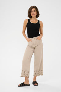 Kaffe Kacarna Black Crocheted Edge Cami Top