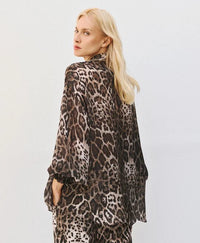 Access Fashion Leopard Print Oversized Shirt, 64-7055