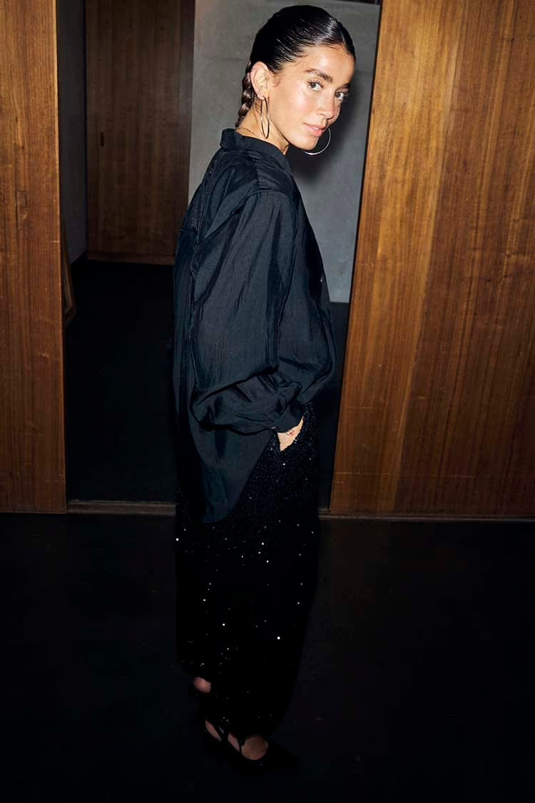 Never Fully Dressed Miley Black Shirt