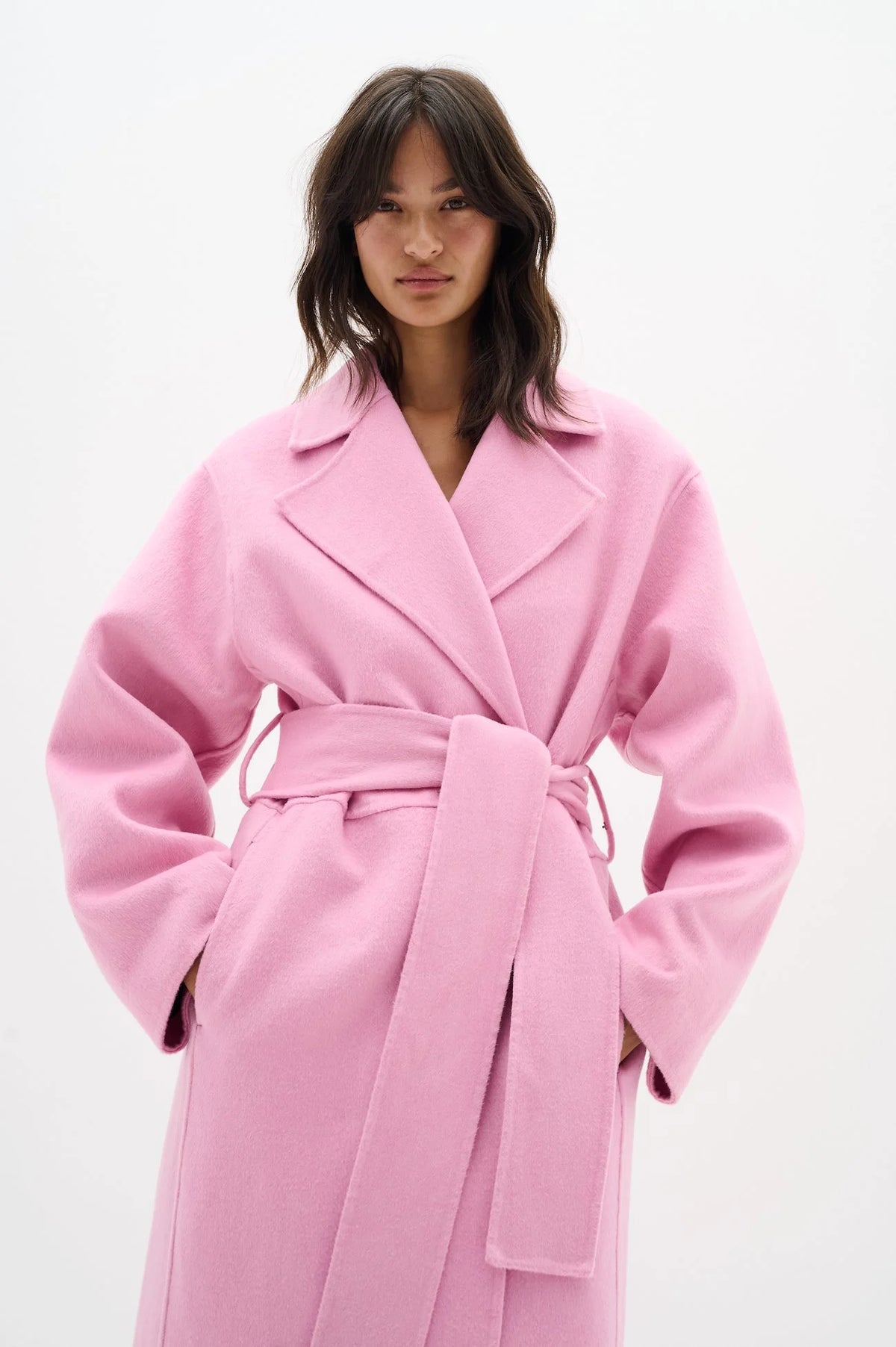 InWear Tilla Cashmere Rose Oversized Long Coat