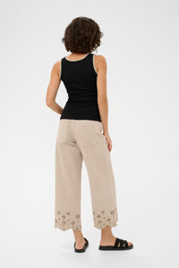 Kaffe Kacarna Black Crocheted Edge Cami Top