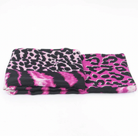 Ruby 67 Harriet Fuchsia Animal Print Scarf