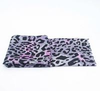 Ruby 67 Felix Grey/Pink Leopard Print Scarf, 3198G