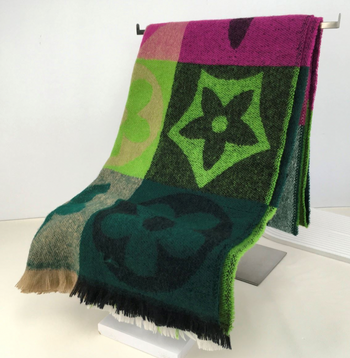 Ruby 67 Green Lola Blanket Scarf