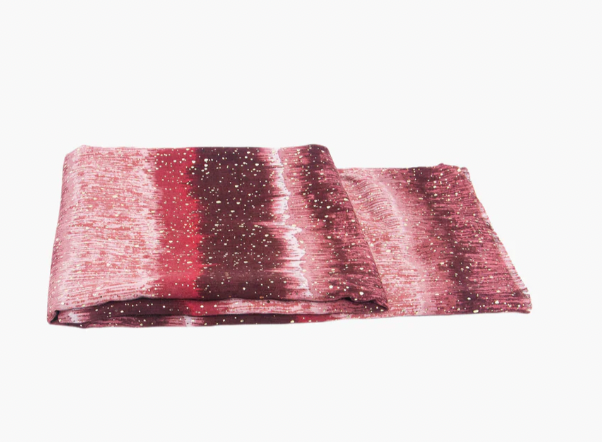 Ruby 67 Tierney Red Ombre Stripe Scarf