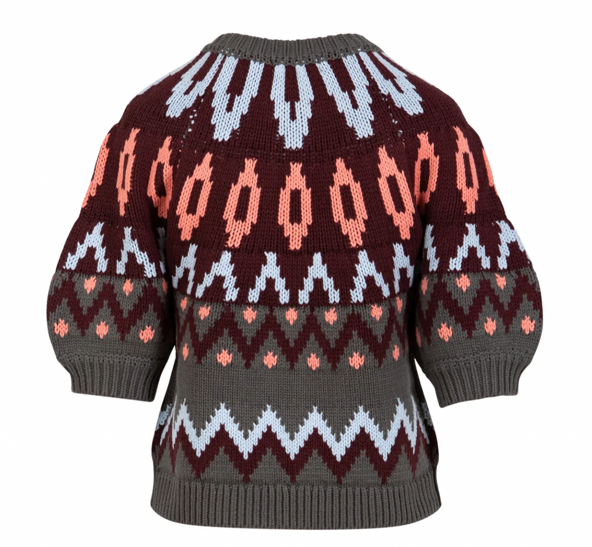 Coster Copenhagen Burgundy Knitted Zipped Cardigan Jacket