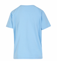 Coster Copenhagen Pastel Blue T-Shirt with Rhinestones