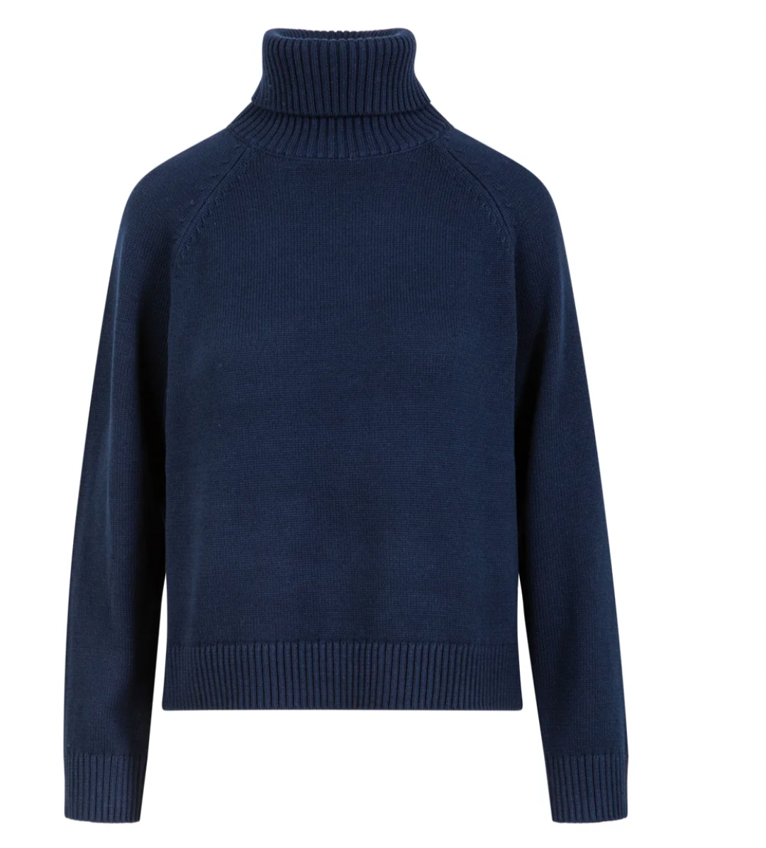 Coster Copenhagen Eclipse Navy Blue Cowl Neck Knit