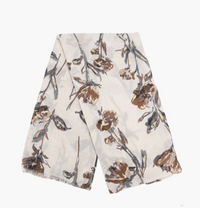 Ruby 67 Vaeda Cream Floral Scarf