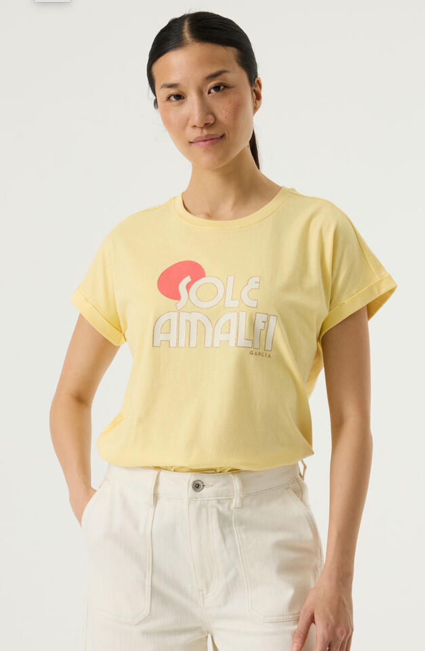 Garcia Lush Lemon Ultimate Basic 'ALMAFI' T-Shirt, Q260001