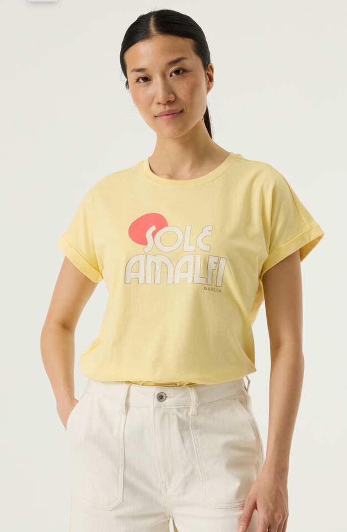 Garcia Lush Lemon Ultimate Basic 'ALMAFI' T-Shirt, Q260001