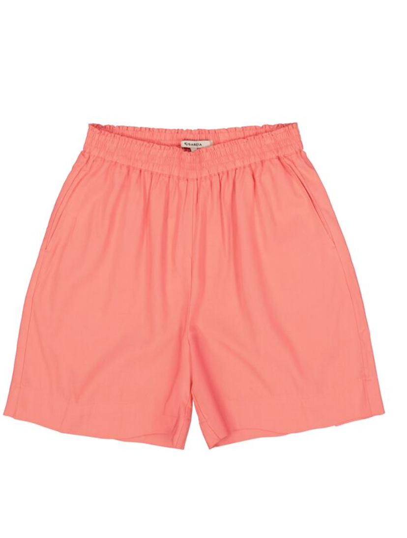 Garcia Coral Crush Linen Shorts, Q260141