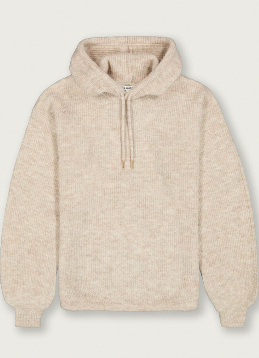 Garcia Winter Beige Supersoft Cosy Knitted Hoodie, V260245