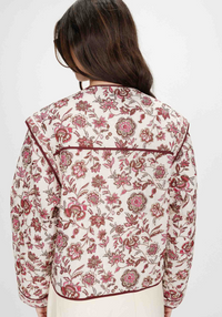 Grace & Mila Vahina Fleur Printed Quilted Jacket