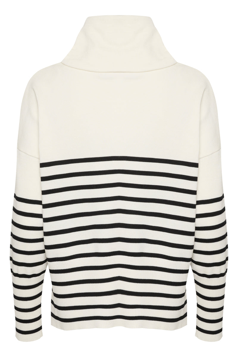 Saint Tropez Grila Ice Striped Cowlneck Knit, 30513447