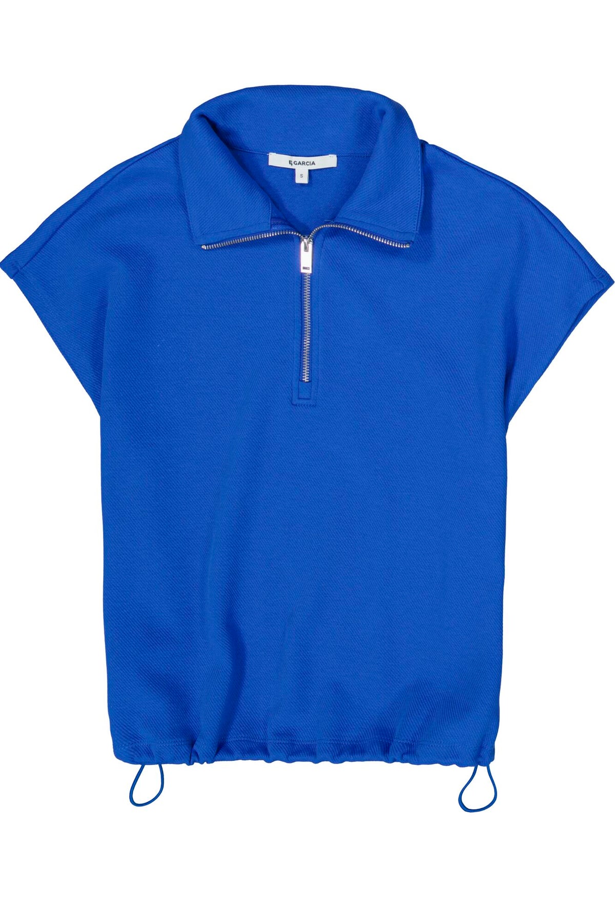 Garcia Summer Cobalt Half Zip Sports Luxe Top, O260062
