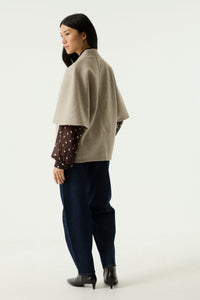 Garcia Sand Beige Jacket with Zipper, U260096