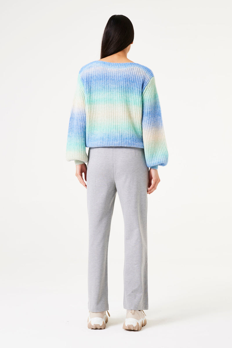 Garcia Bold Blue Ombre Knitted Jumper