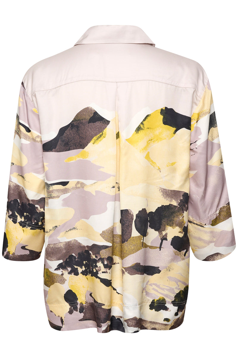 InWear Madeline Anise Flower Landscape Oversized Shirt, 30107071