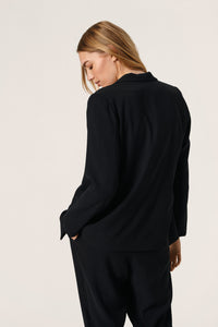 Soaked in Luxury Shirley Black Long Sleeve Blazer, 30405412